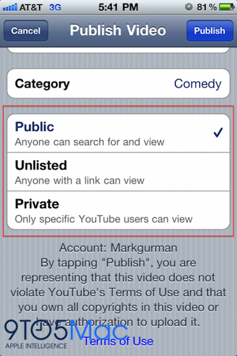 iOS 4.2 beta 2 youtube