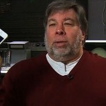 Apple co founder Steve Wozniak shows off his white iPhone 4 a much anticipated model that still eludes average consumers