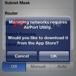 iOS 5 Airport Managing Utility