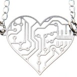 logicboardheartnecklace