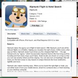 itunes store popup hipmunk