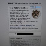 mountain lion applecare download