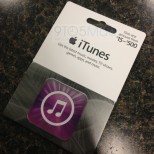 itunes cards