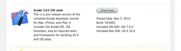 13.11.05 Xcode 5.0.2