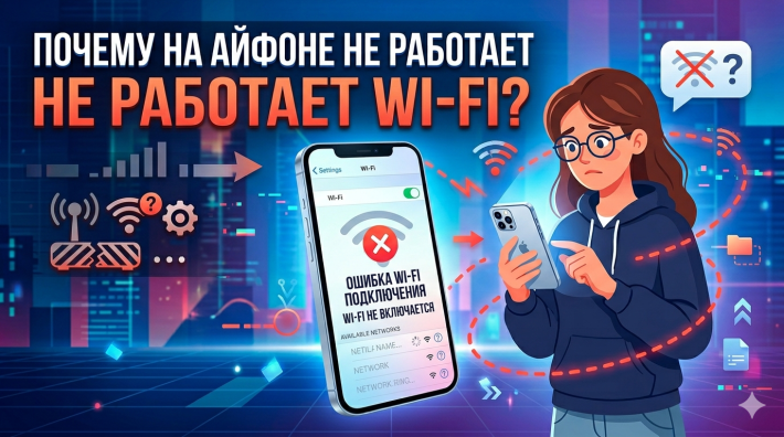 Почему на айфоне не работает Wi‑Fi