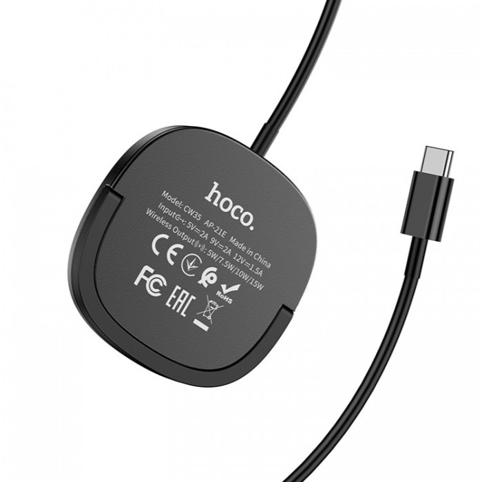Hoco CW35 Magnetic Wireless Charger Беспроводное зарядное устройство с поддержкой MagSafe