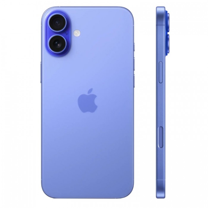 Apple iPhone 16 Plus 128 Гб Ультрамарин (Ultramarine) eSIM+eSIM Смартфон