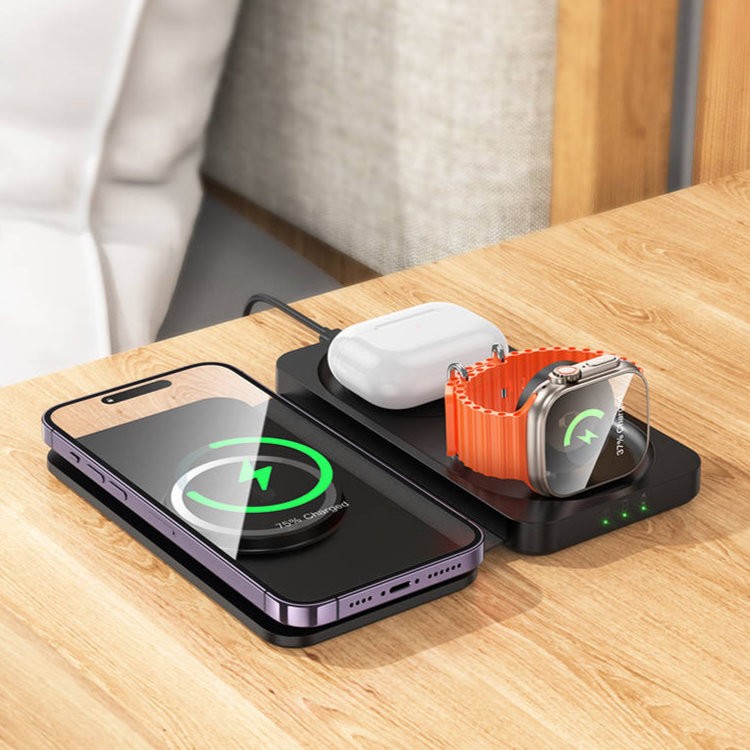 Hoco CQ13 Triumph 3 in 1 travel folding wireless 2 700 i ekb Store