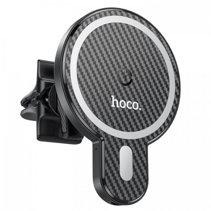 Hoco CA85 Ultra Fast Magnetic Car Wireless Charger Беспроводное зарядное устройство-автодержатель с поддержкой MagSafe