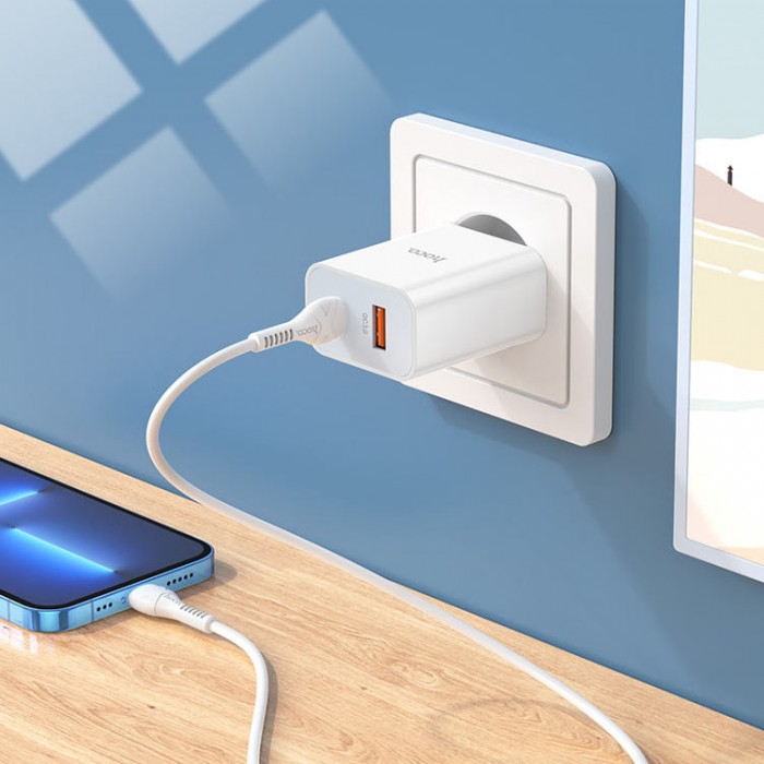 Hoco C97A USB+Type-C (20Вт) Сетевое зарядное устройство