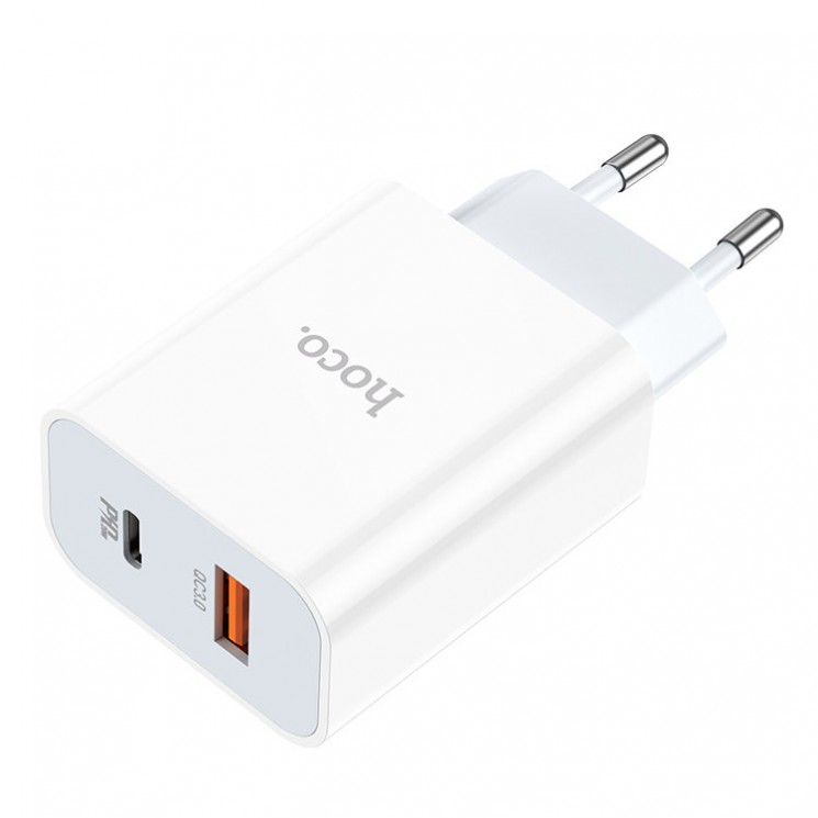 Hoco C97A USB+Type-C (20Вт) Сетевое зарядное устройство