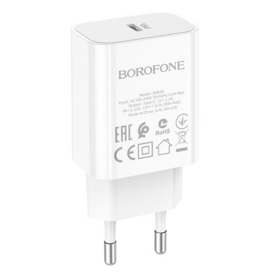 Borofone BA65A PD3.0 Type-C (20 Вт) Сетевое зарядное устройство