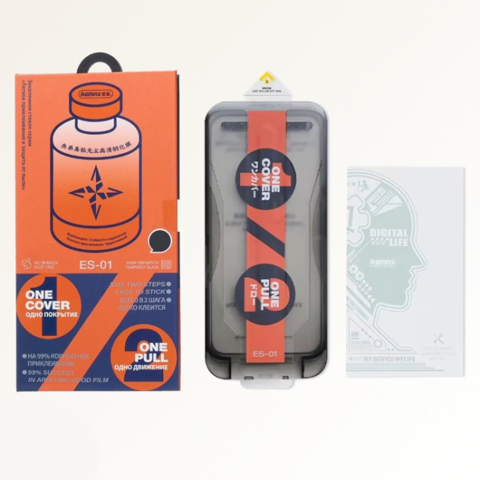 Remax Glass ES-01 Easy to Stick Защитное стекло для iPhone 14 / 13 Pro / 13