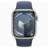 Apple Watch Series 9, 41 мм, Умные часы Корпус из алюминия цвета Темная ночь, спортивный ремешок Темная ночь