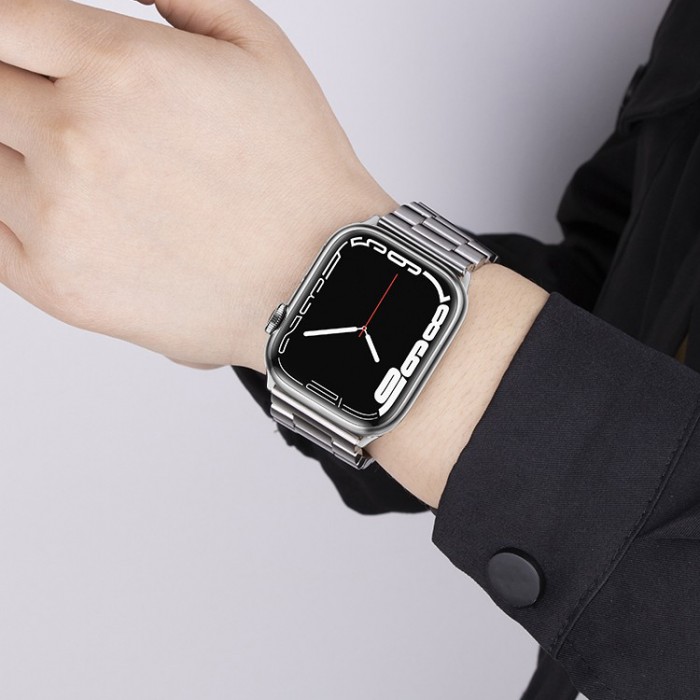 Hoco WA10 Grand series three-bead steel strap Ремешок для Apple Watch 42/41/40/38 мм