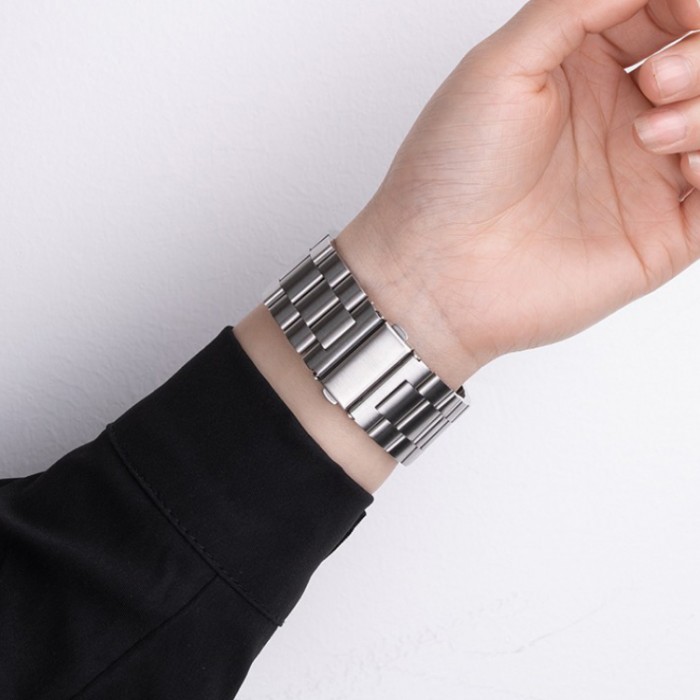 Hoco WA10 Grand series three-bead steel strap Ремешок для Apple Watch 42/41/40/38 мм