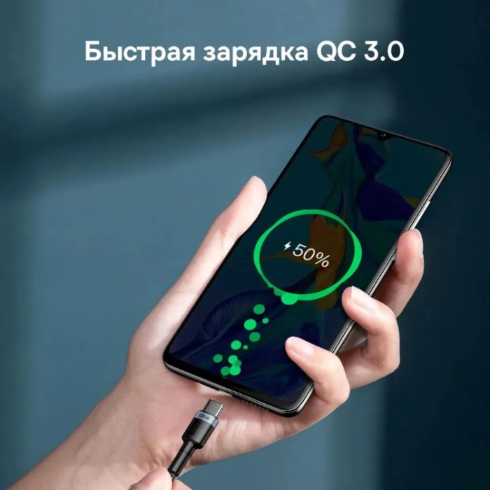 Baseus Cafule Series USB Type-C - USB Type-C 100 Вт (1 м) Кабель