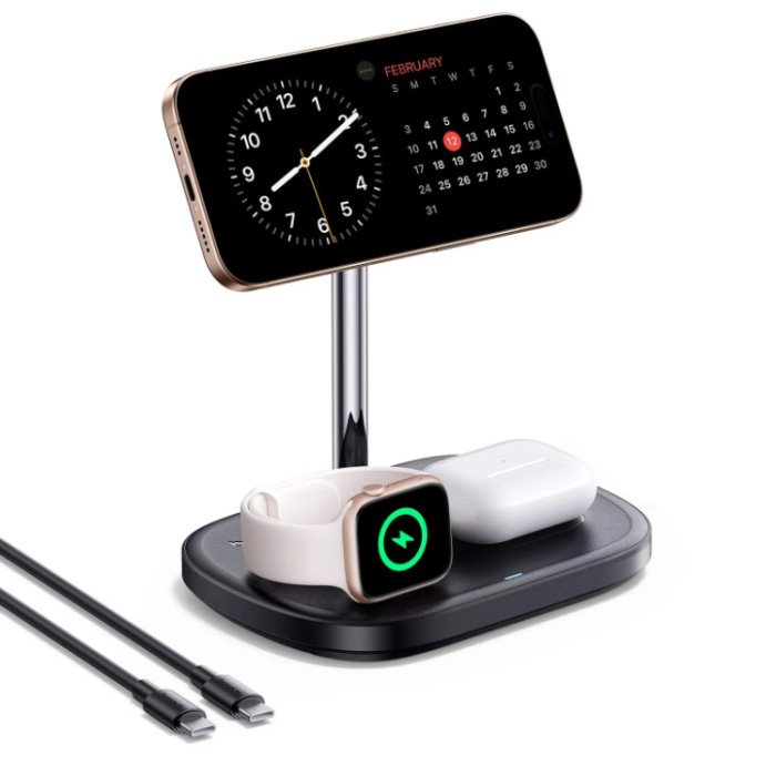 Baseus FS41 3-in-1 Wireless Qi2 Charging Stand with TEC Cooling Беспроводное зарядное устройство