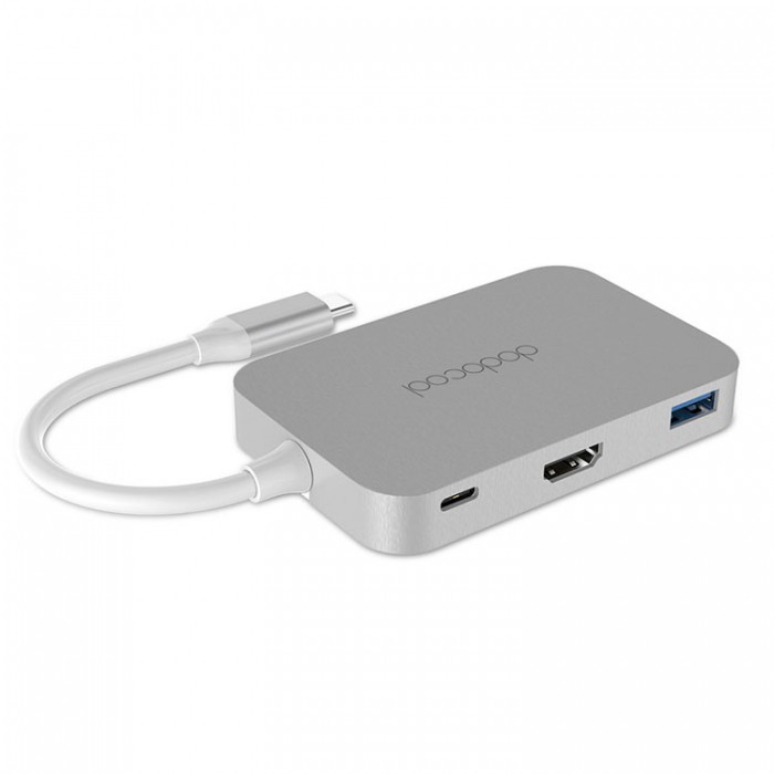 Dodocool DC30 USB-C HUB 7-in-1 (HDMI, USB, SD, TF) Адаптер