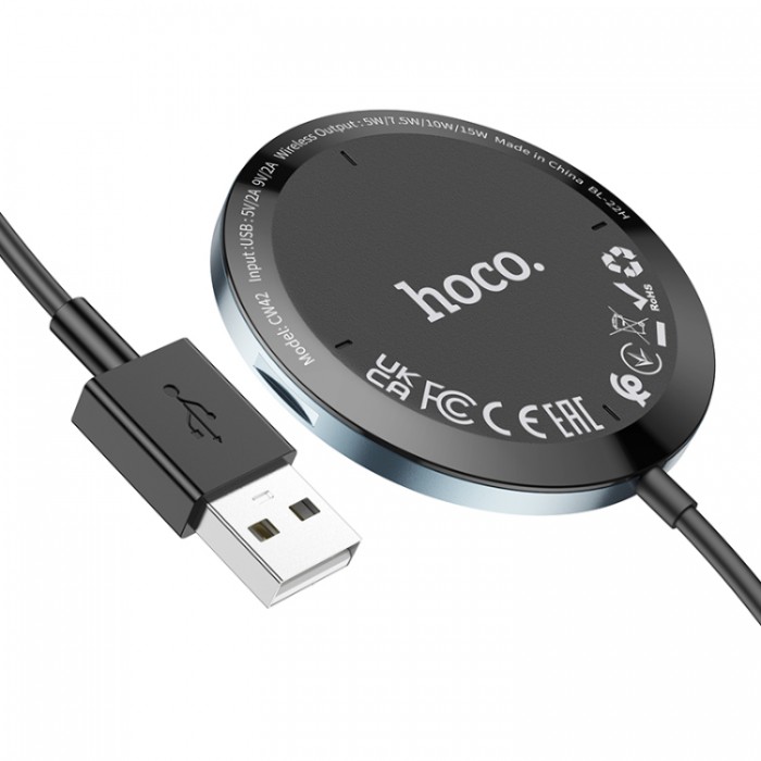 Hoco CW42 Discovery Edition Magnetic Car Wireless Charger Беспроводное зарядное устройство-автодержатель с поддержкой MagSafe
