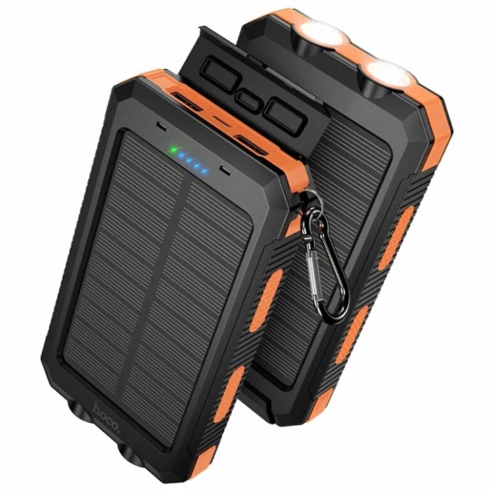 Hoco J164 Platinum outdoor solar power bank (8 000 мАч) Внешний аккумулятор