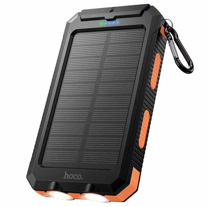 Hoco J164 Platinum outdoor solar power bank (8 000 мАч) Внешний аккумулятор