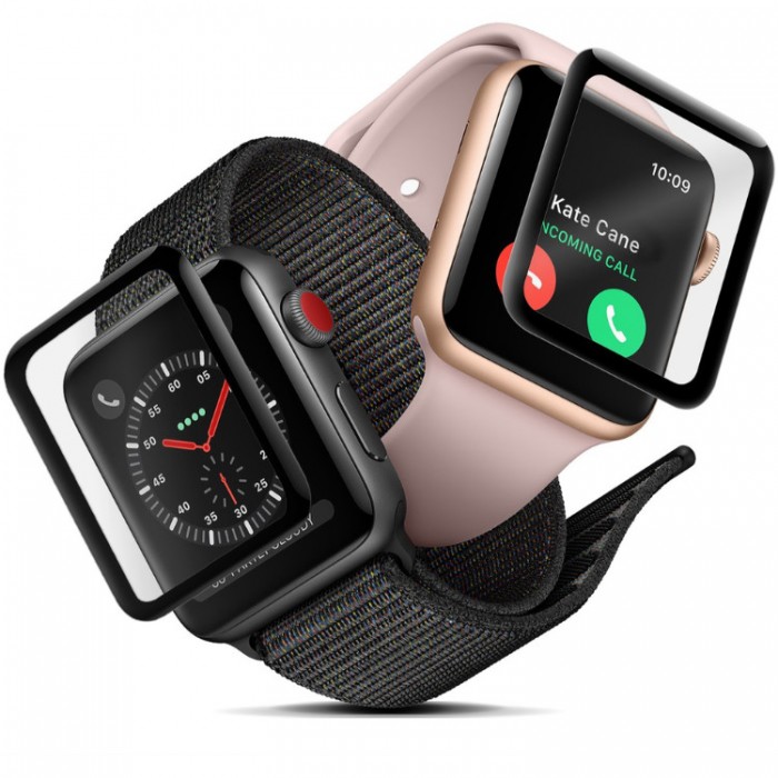 Krutoff Apple Watch Full Hybrid Cover 3D Стекло защитное для Apple Watch 3 / 2 / 1 (42мм)
