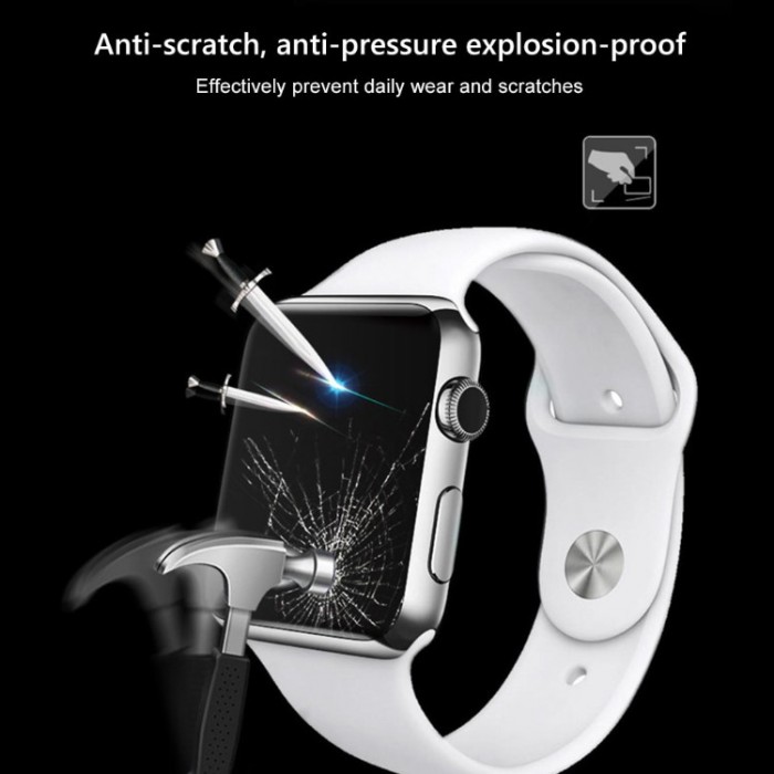 Krutoff Apple Watch Full Hybrid Cover 3D Стекло защитное для Apple Watch 3 / 2 / 1 (42мм)