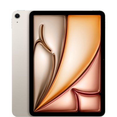 Apple iPad Air 7 (2024) (MUWE3) 11&quot; Wi-Fi 128 ГБ Сияющая звезда (Starlight)