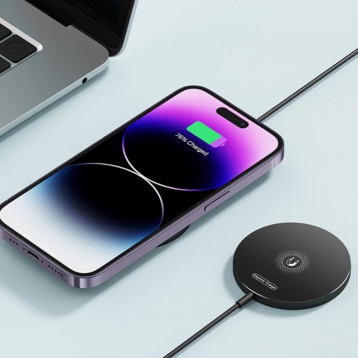 XO CX022 Magnetic Wireless Charger Беспроводное зарядное устройство с поддержкой MagSafe