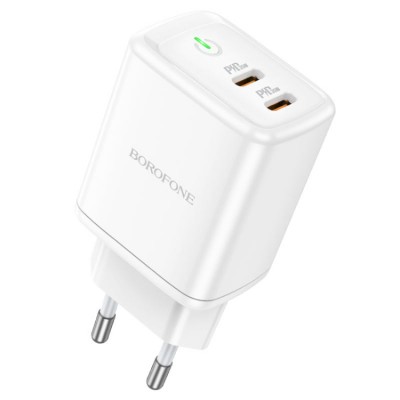 Borofone BN9 Reacher USB Type-C - USB Type-C (35Вт) Сетевое зарядное устройство