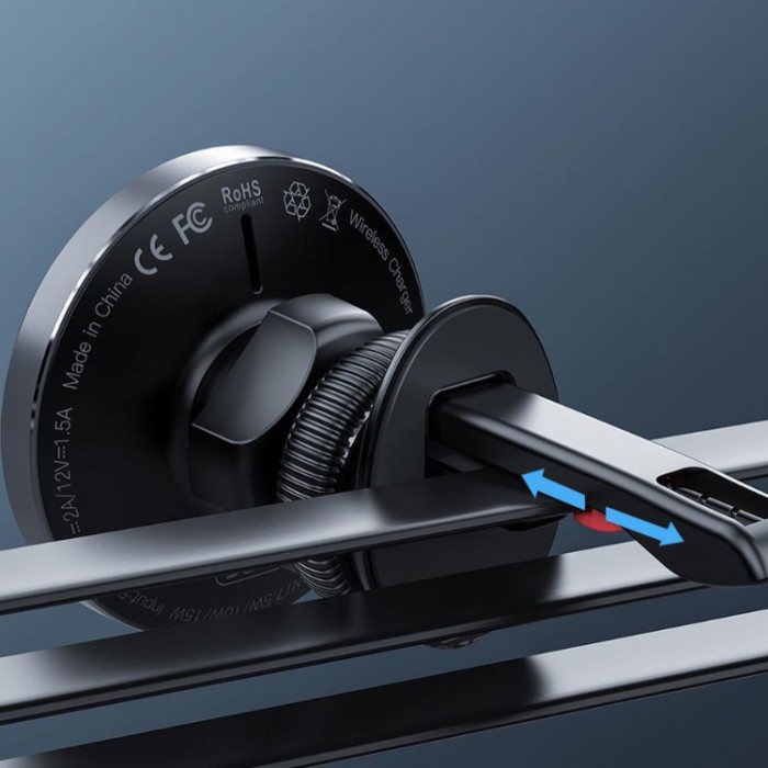 XO CX015 Magnetic Car Air Outlet Wireless Charging Беспроводное зарядное устройство-автодержатель с поддержкой MagSafe