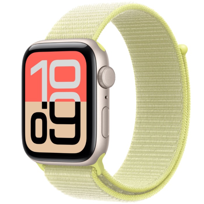 Apple Watch SE 3, 44 мм (MEHN4) Умные часы Корпус из алюминия цвета Темная ночь, спортивный ремешок Темная ночь S/M