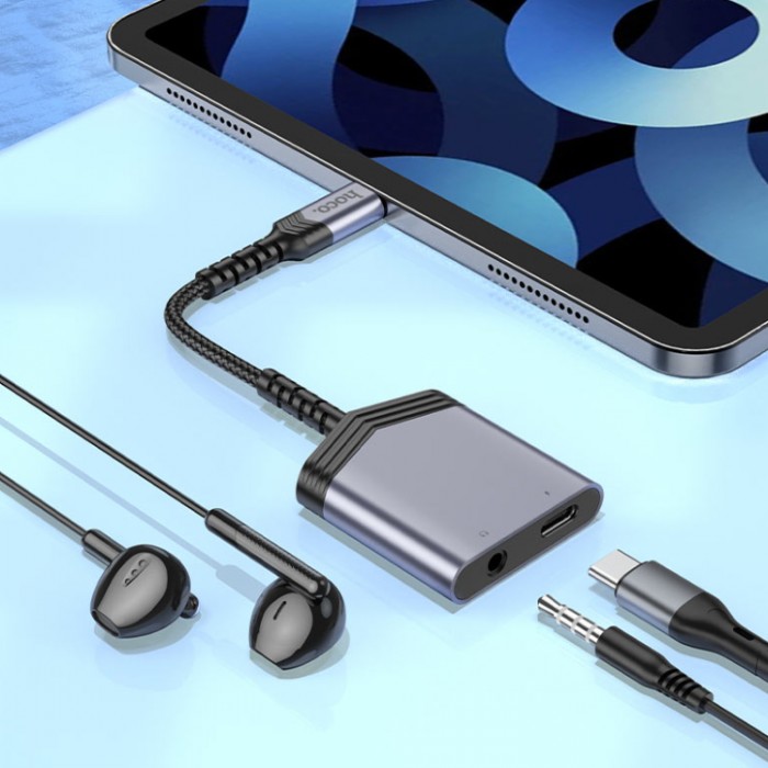Hoco LS39 Type-c на Type-c + 3.5mm digital audio converter Адаптер