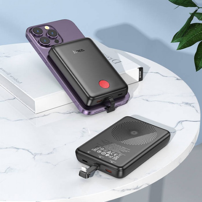 Hoco J133A Triumph PD20W magnetic with Lightning (10 000 мАч) Внешний аккумулятор