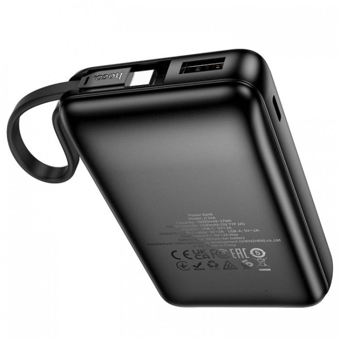 Hoco J134A with cable (USB-C) power bank (10 000 мАч) Внешний аккумулятор