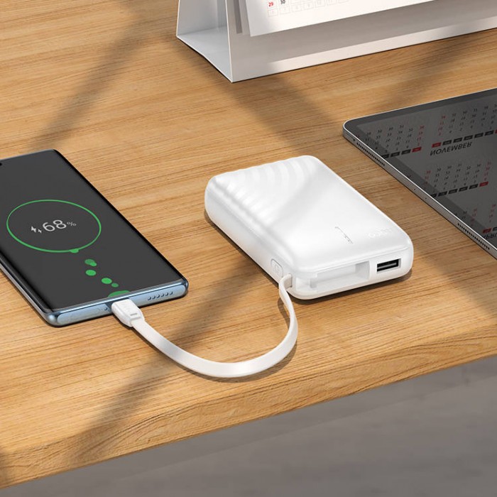 Hoco J134A with cable (USB-C) power bank (10 000 мАч) Внешний аккумулятор