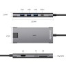 Docooler USB-C HUB 8-in-1 (USB, HDMI, SD, TF, Ethernet) Адаптер