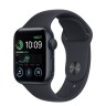 Apple Watch SE 2, 44 мм, Умные часы Корпус из алюминия цвета Темная ночь, спортивный ремешок Темная ночь (MNK03)