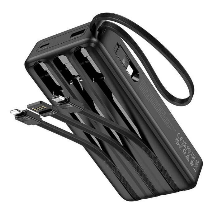 Hoco J146A Night tide with 4 cables  power bank (20 000 мАч) Внешний аккумулятор