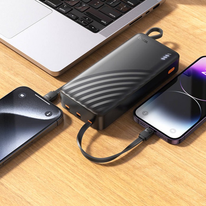 Hoco J146A Night tide with 4 cables  power bank (20 000 мАч) Внешний аккумулятор