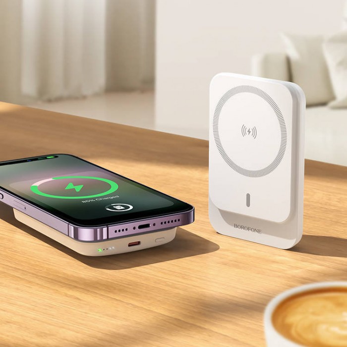 Borofone BJ63 Nimble PD20W wireless magsafe power bank (5 000 мАч) Внешний аккумулятор