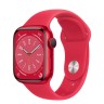 Apple Watch Series 8, 41 мм, Умные часы Корпус из алюминия цвета Сияющая звезда, спортивный ремешок Сияющая звезда (MNP63)