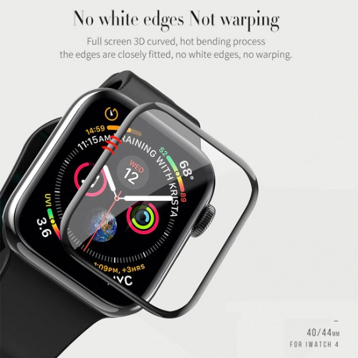 Curved Glass Стекло защитное для Apple Watch 4/5/6/SE/SE 2 (40мм)