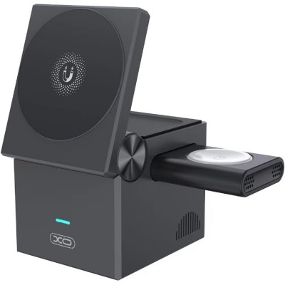XO CX027 Cell Phone/Apple Watch/TWS Headset 3-in-1 15W Беспроводное зарядное устройство