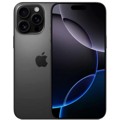 Apple iPhone 16 Pro Max 512 Гб Черный титан (Black Titanium) eSIM+eSIM (без RuStore) Смартфон