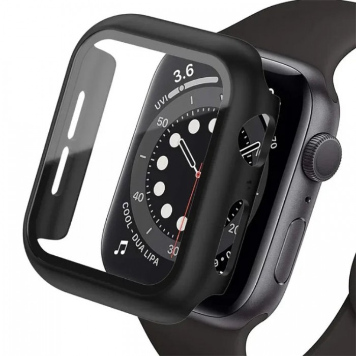 URVOI Apple Watch Case+Glass Чехол с зазщитным стеклом для Apple Watch 4/5/6/SE/SE 2 (44мм)