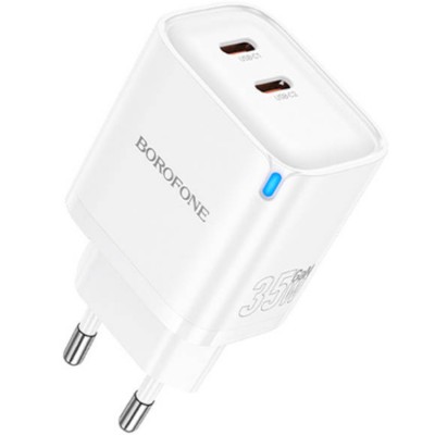 Borofone BA85A Flare star PD35W 2USB Type-C (35 Вт) Сетевое зарядное устройство