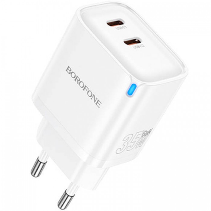 Borofone BA85A Flare star PD35W 2USB Type-C (35 Вт) Сетевое зарядное устройство