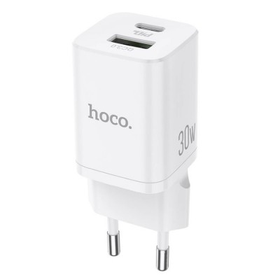 Hoco N13 PD 30W + QC 3.0 (30 Вт) Сетевое зарядное устройство